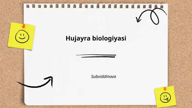 Hujayra biologiyasi