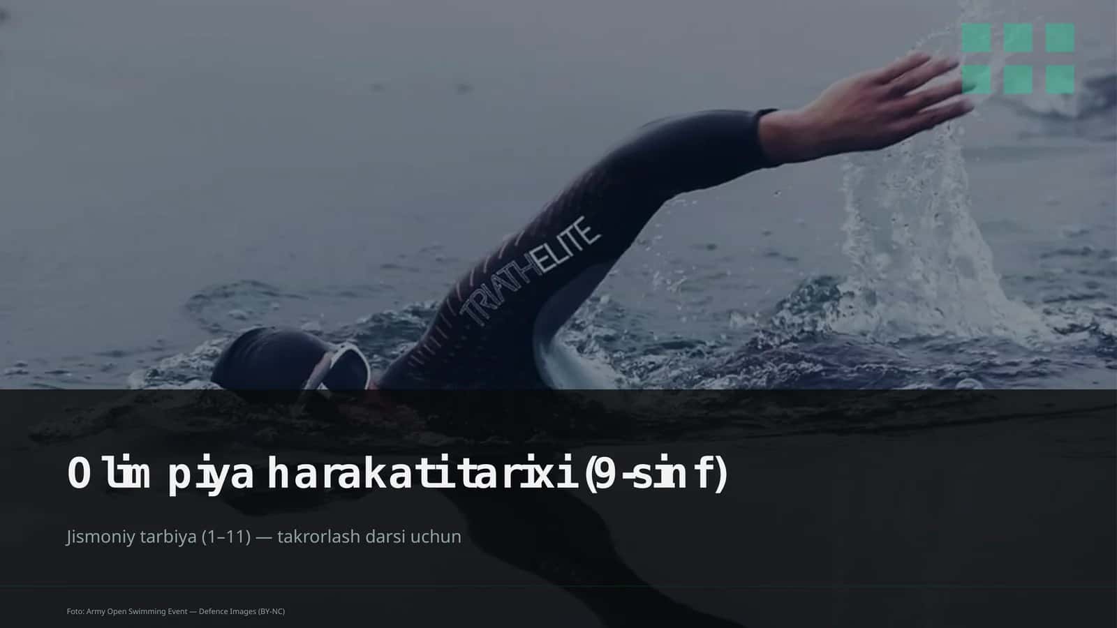 Jismoniy tarbiya (1–11) — takrorlash darsi uchun