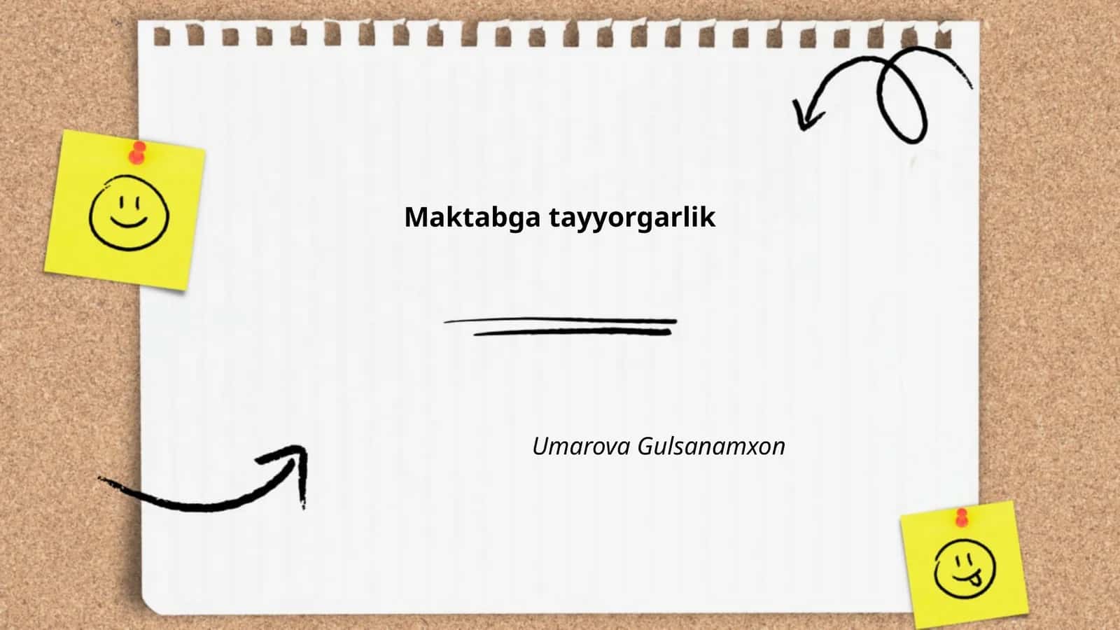 Maktabga tayyorgarlik