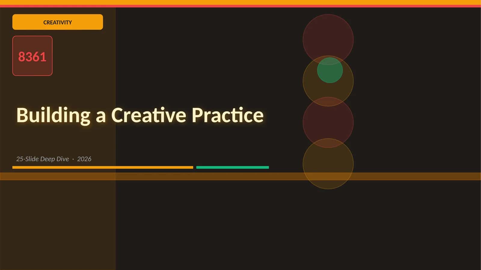 Building a Creative Practice