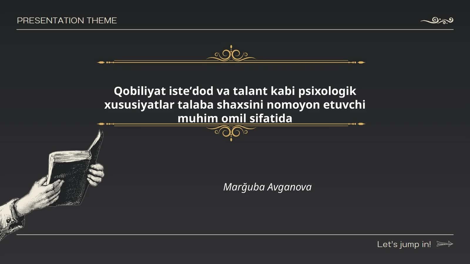 Qobiliyat isteʼdod va talant kabi psixologik xususiyatlar
