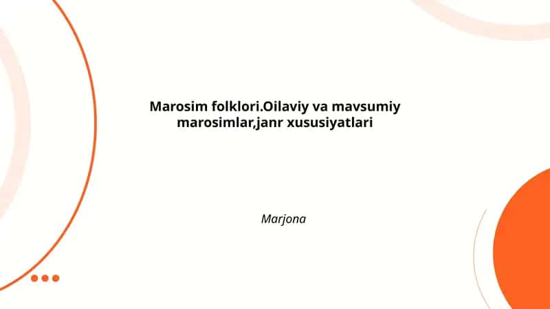 Marosim folklori