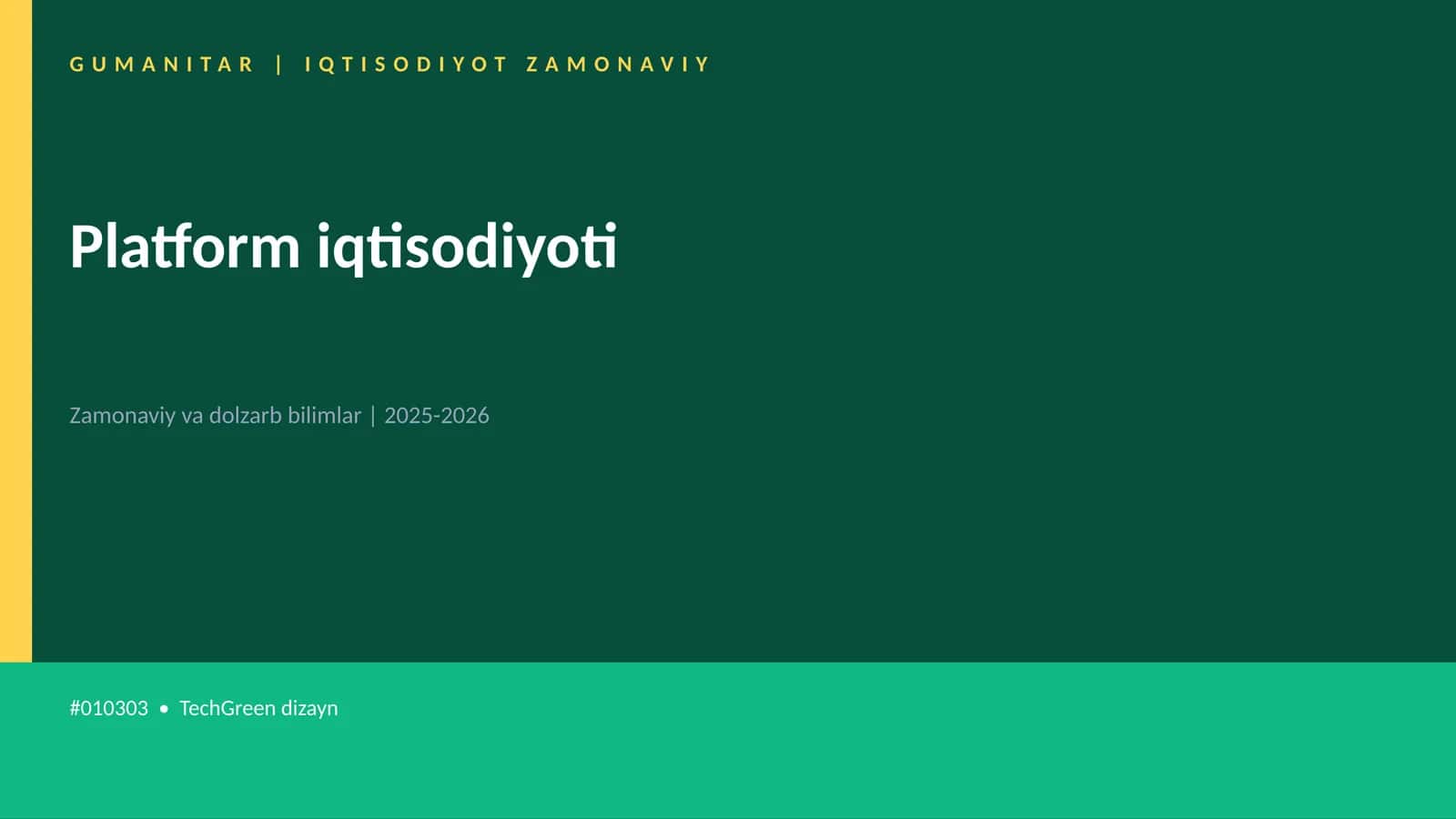 Platform iqtisodiyoti
