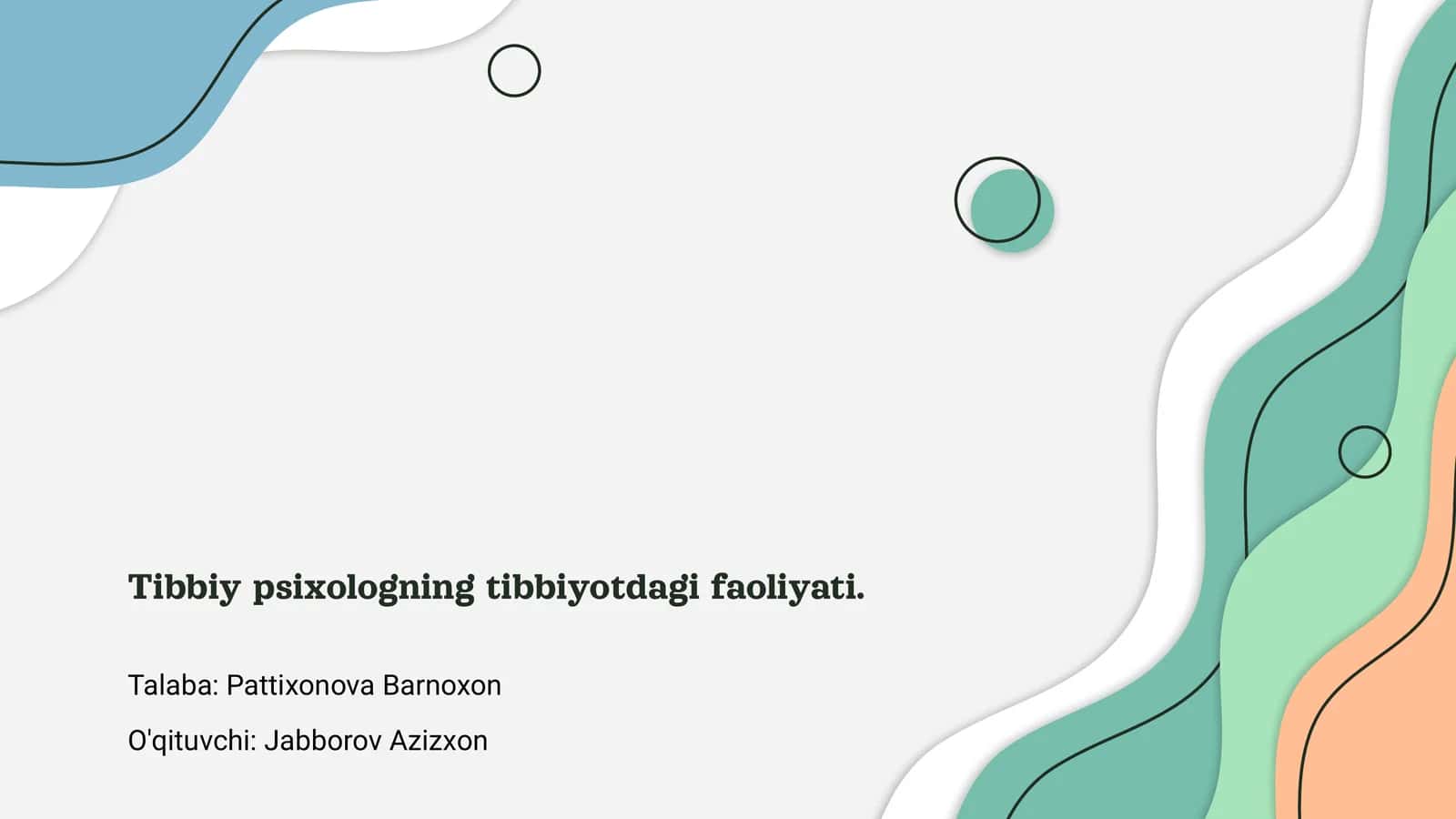 Tibbiy psixologiya