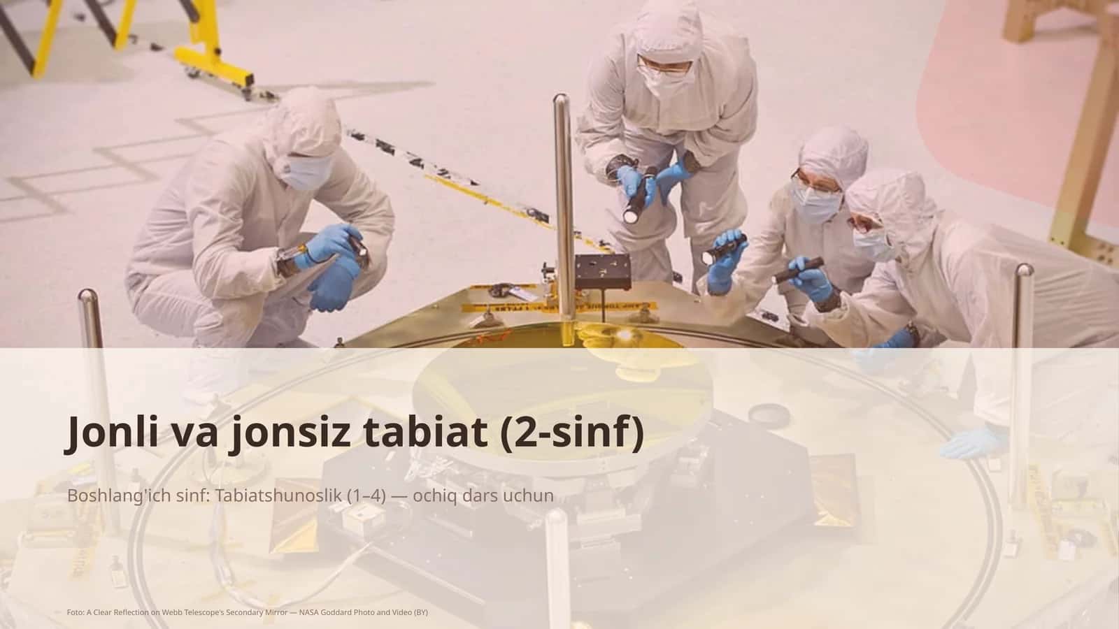 Jonli va jonsiz tabiat (2-sinf)