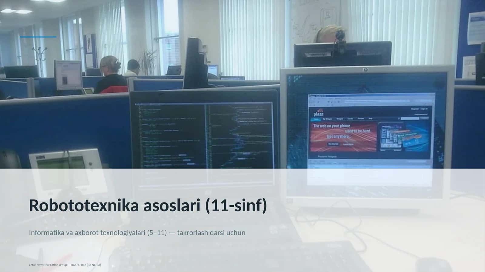 Robototexnika asoslari (11-sinf)