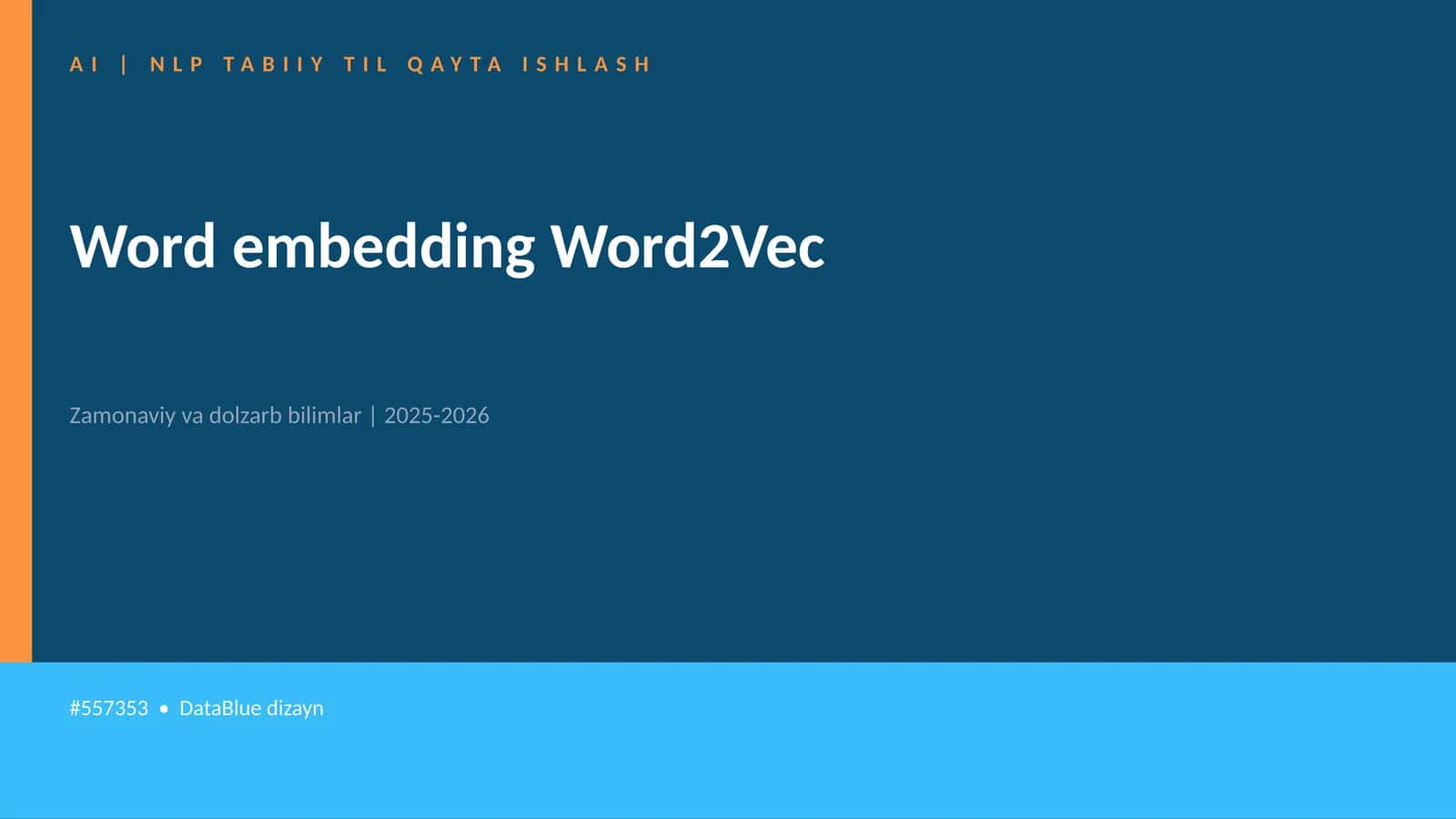 Word embedding Word2Vec