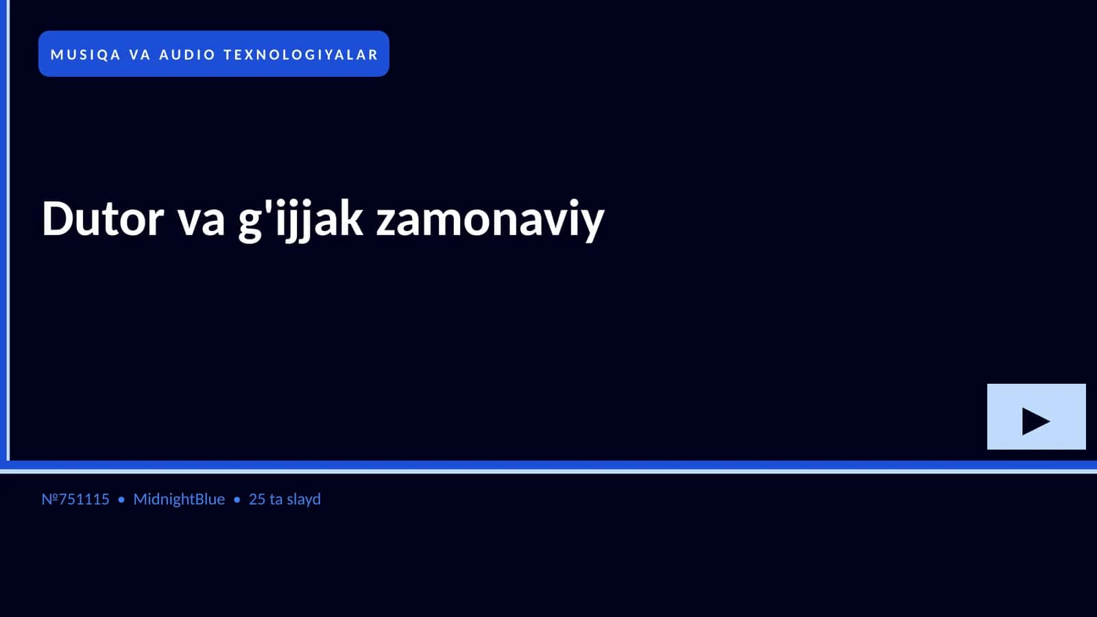 Dutor va g'ijjak zamonaviy