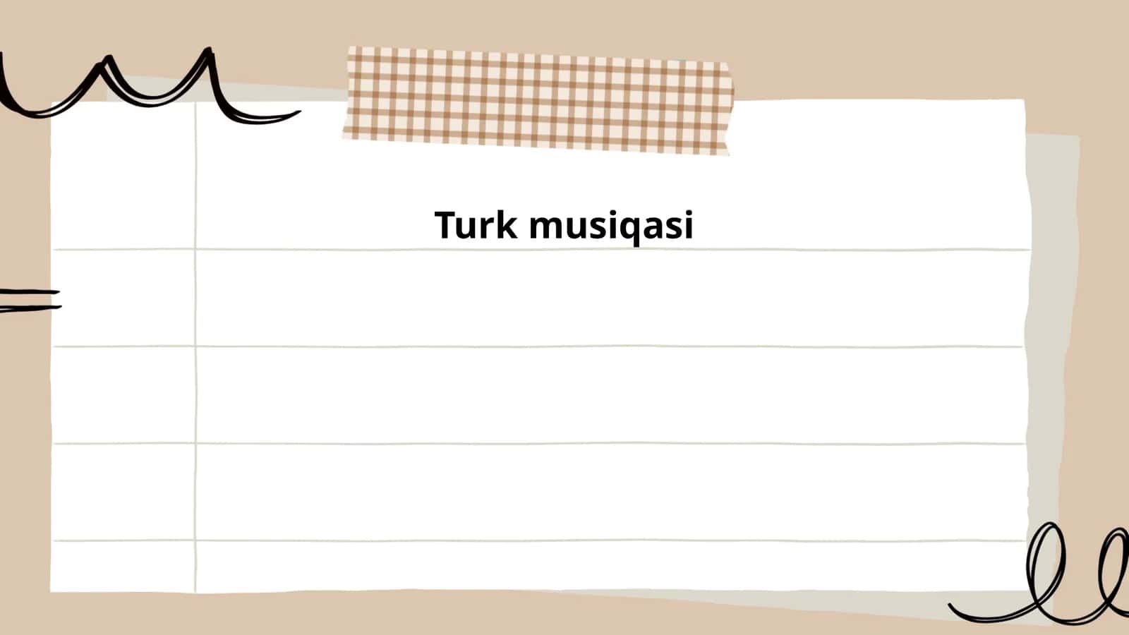 Turk musiqasi
