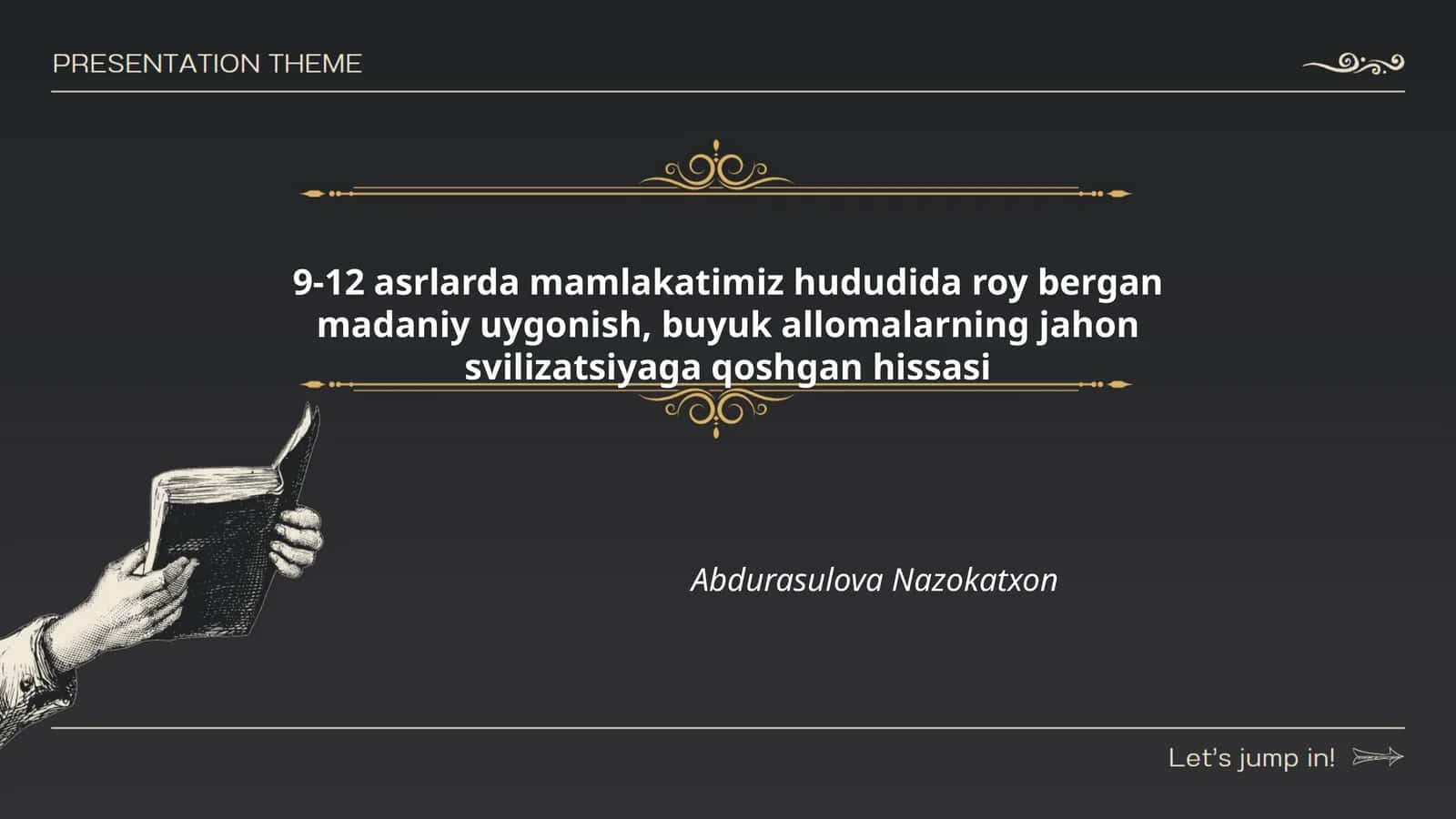 IX–XII asrlarda Buxoro shahrida ro‘y bergan madaniy uyg‘onish