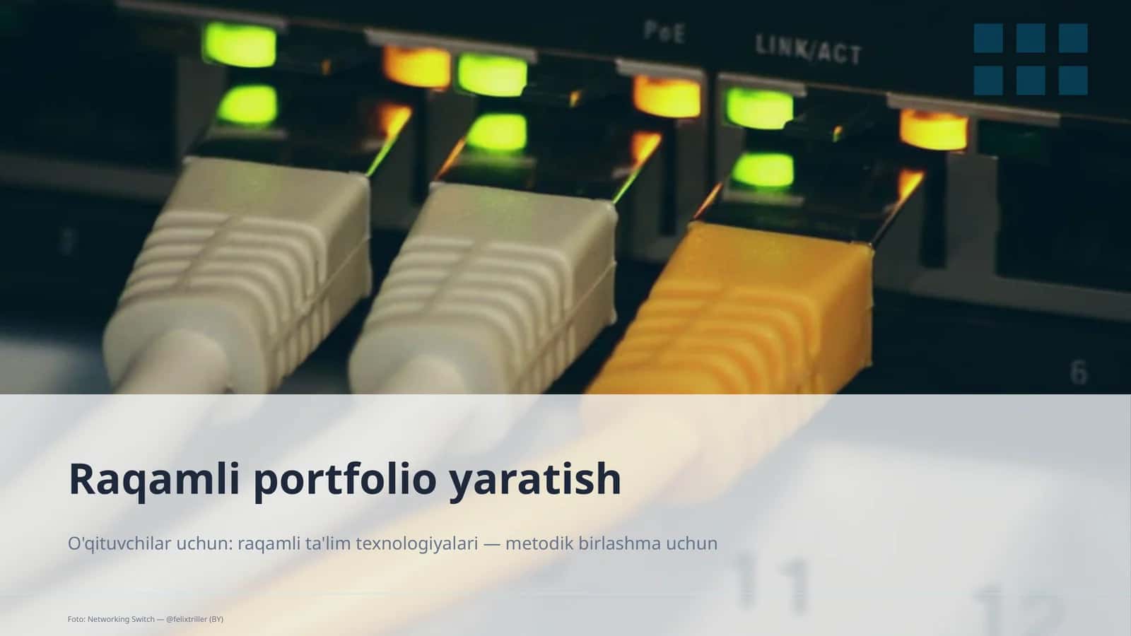 Raqamli portfolio yaratish