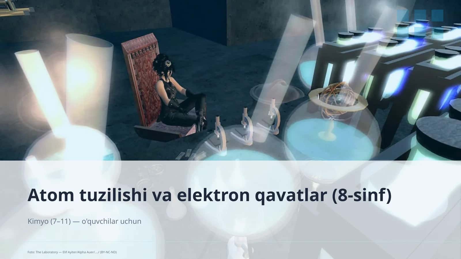 Atom tuzilishi va elektron qavatlar (8-sinf)