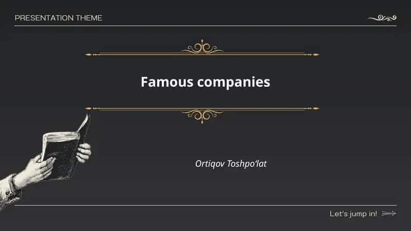 History of Famous Companies
