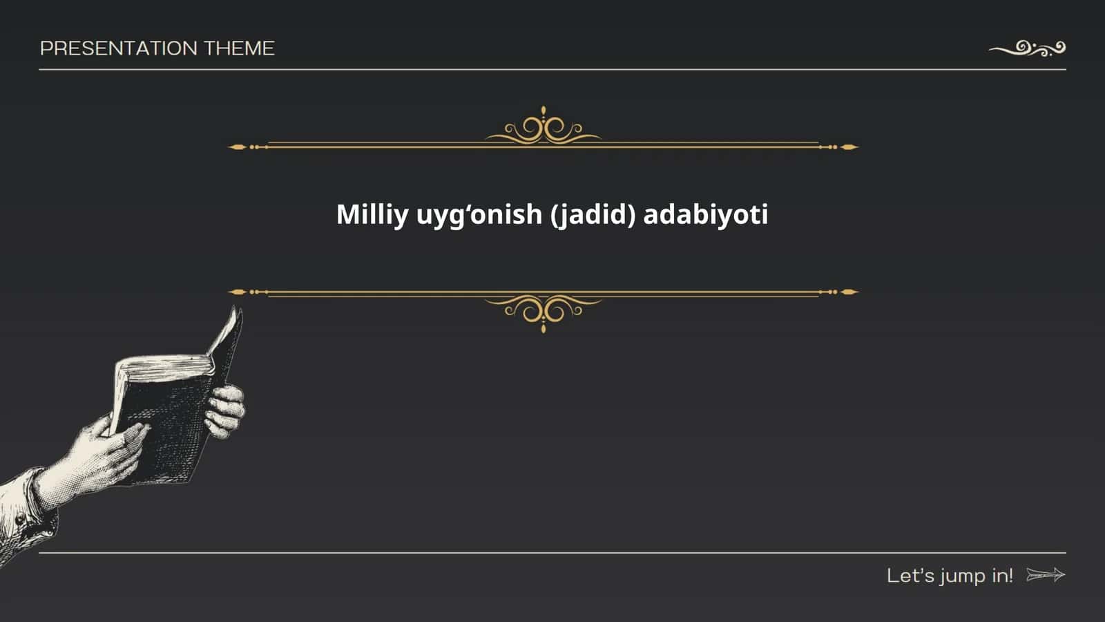 Milliy uyg‘onish (jadid) adabiyoti