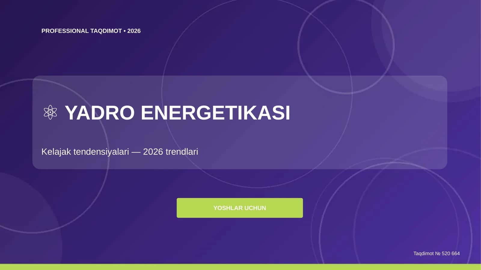 Yadro energetikasi: kelajak tendensiyalari (2026 trendlari)