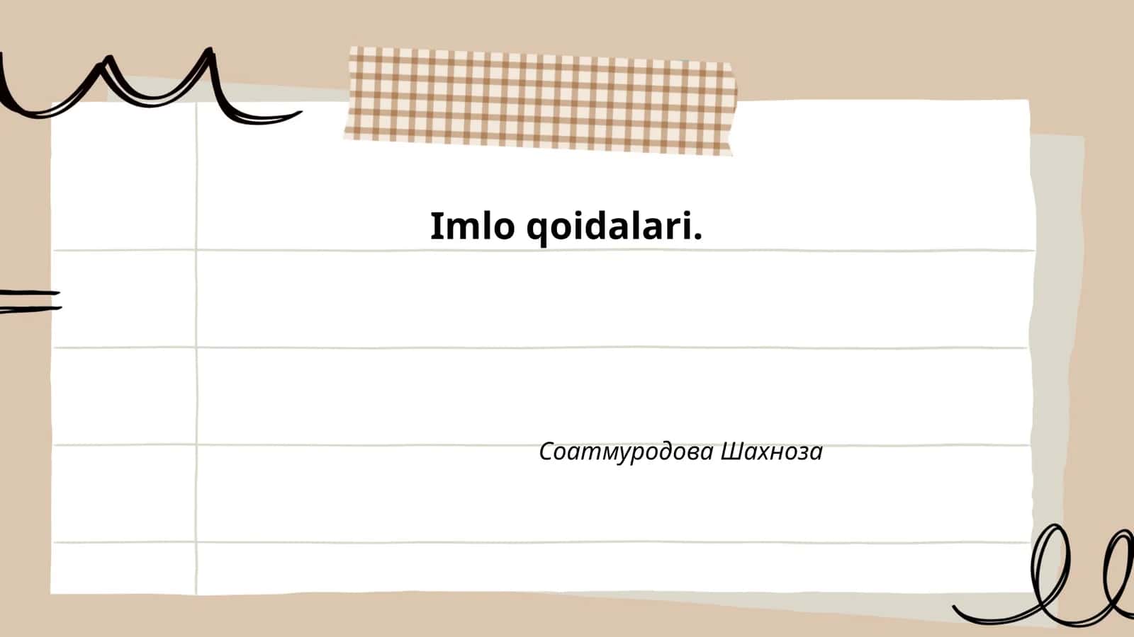 Orfoepiya va orfografiya asoslari