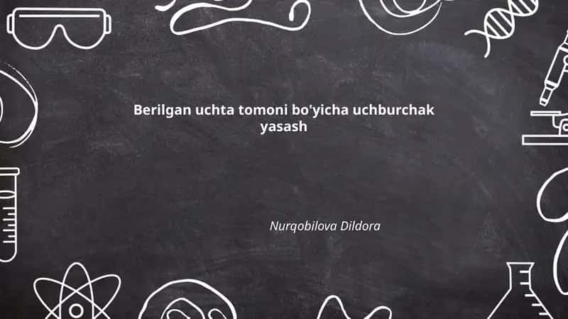 Uchburchak yasash
