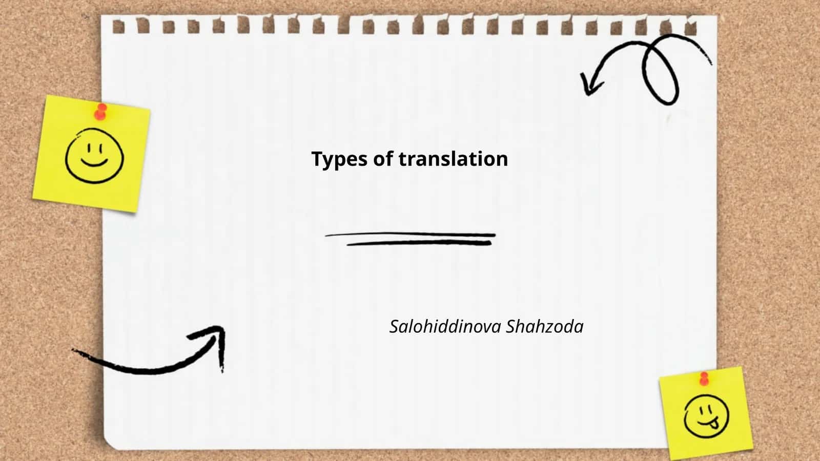 Types of translation