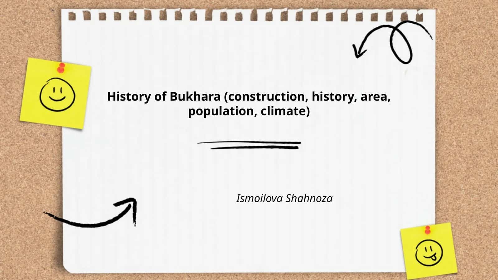 History of Bukhara (construction, history, area, population, climate)