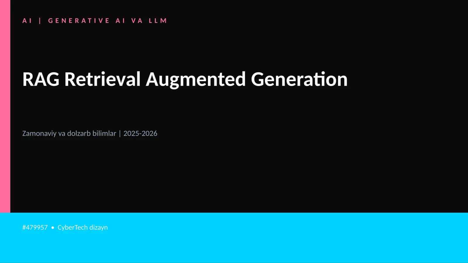RAG Retrieval Augmented Generation
