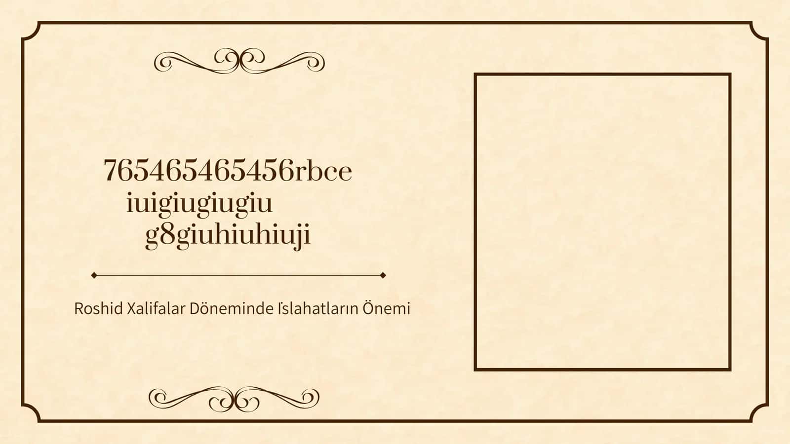 Roshid Xalifalar Döneminde İslahatların Önemi