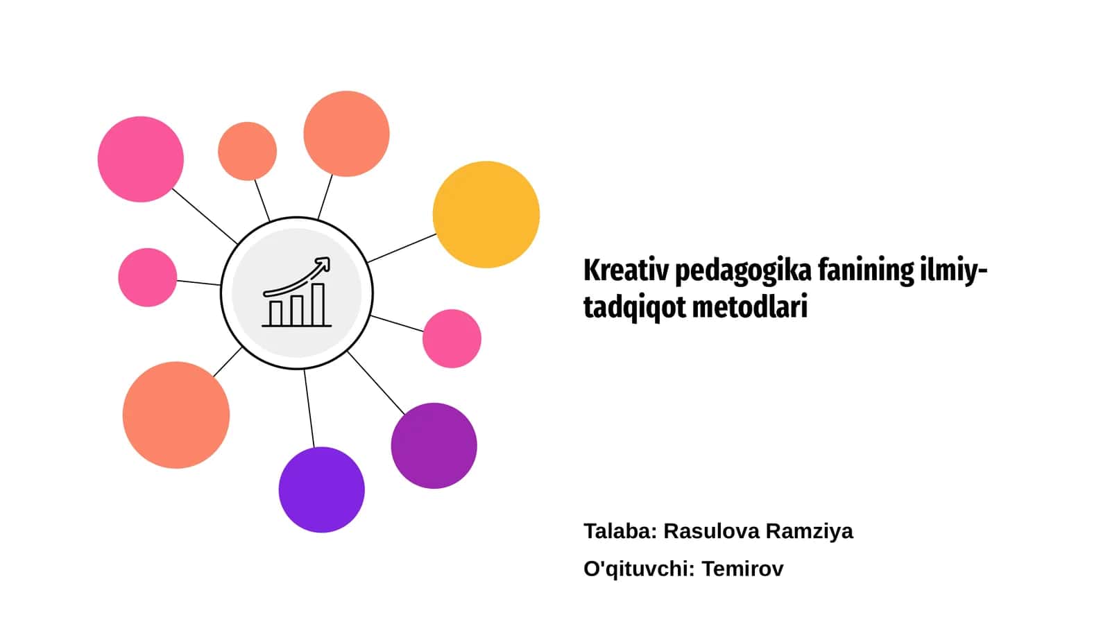 Kreativ pedagogika fanining ilmiy-tadqiqot metodlari