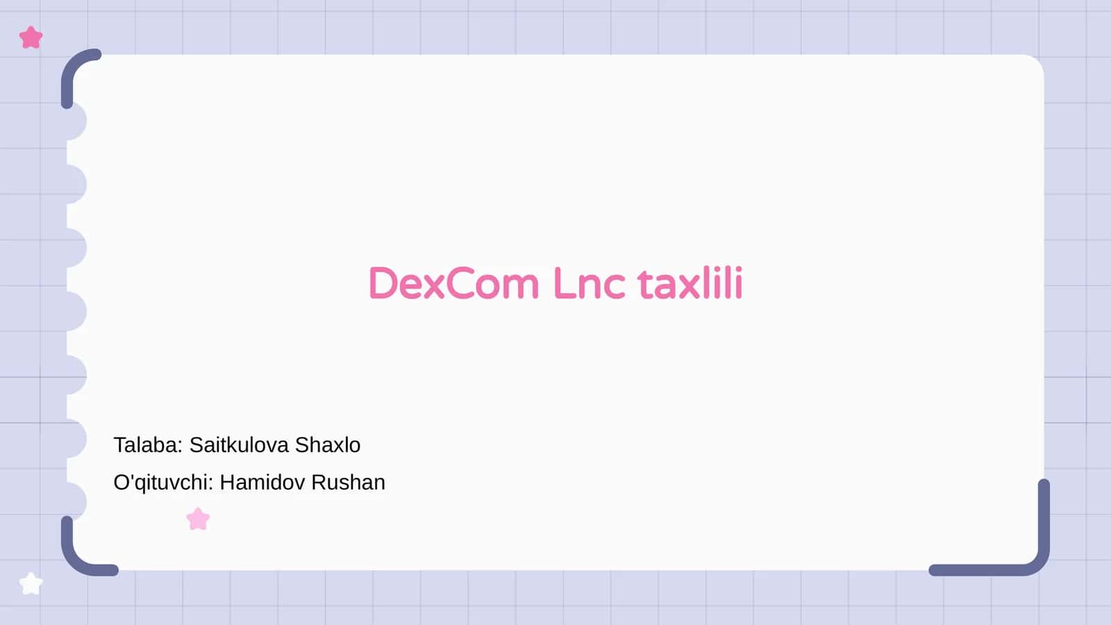 DexCom Lnc