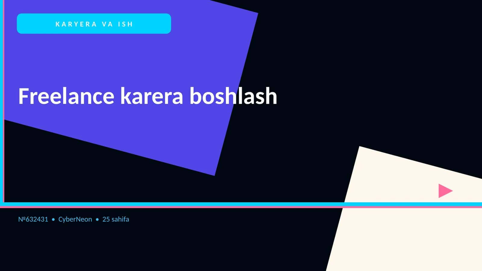 Freelance karera boshlash