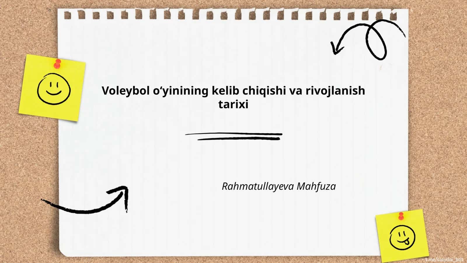 Voleybol oʻyinining kelib chiqishi va rivojlanish tarixi