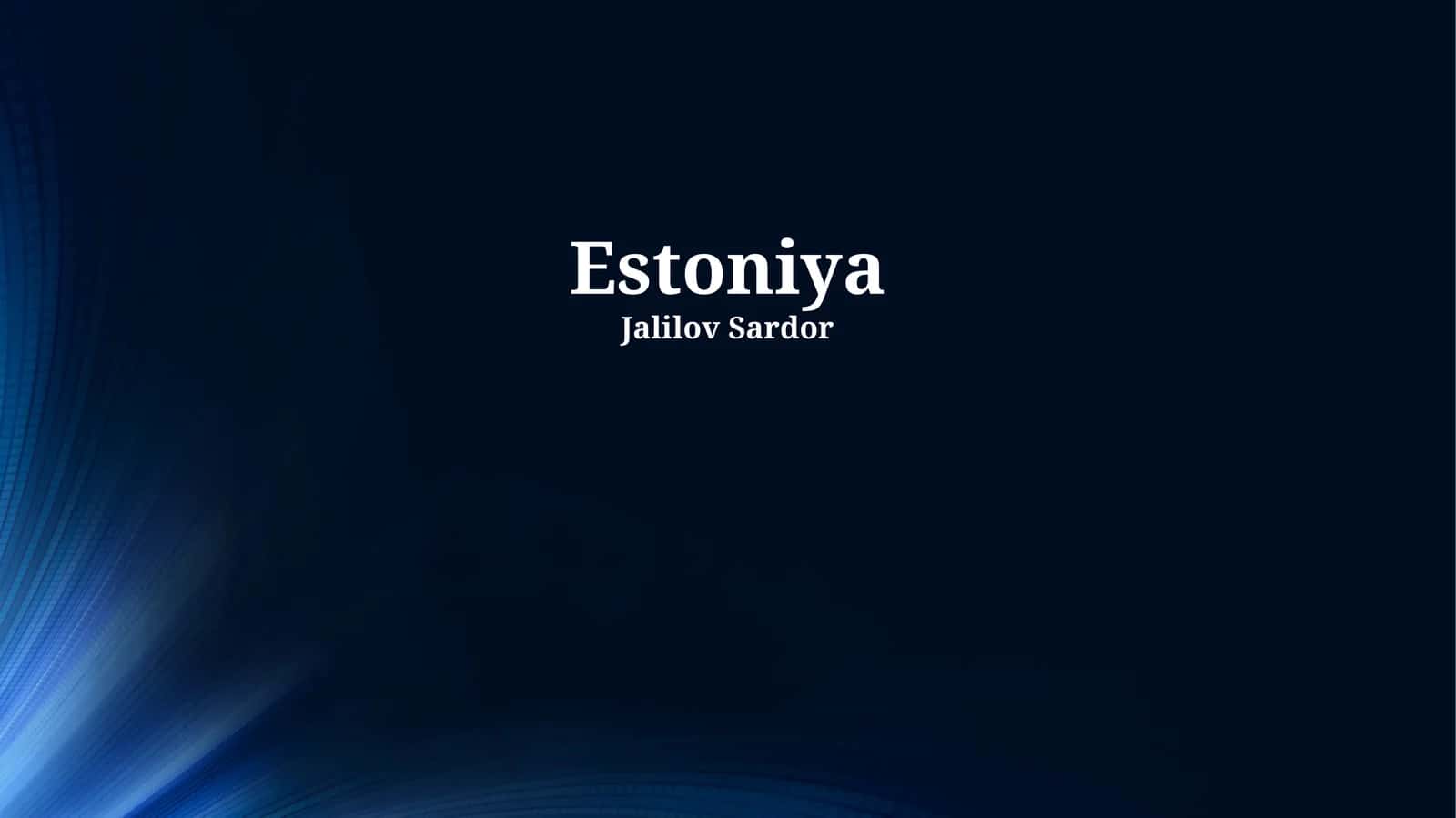 Estoniya davlati