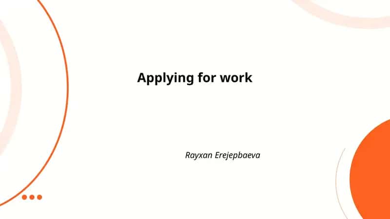 Resume Writing