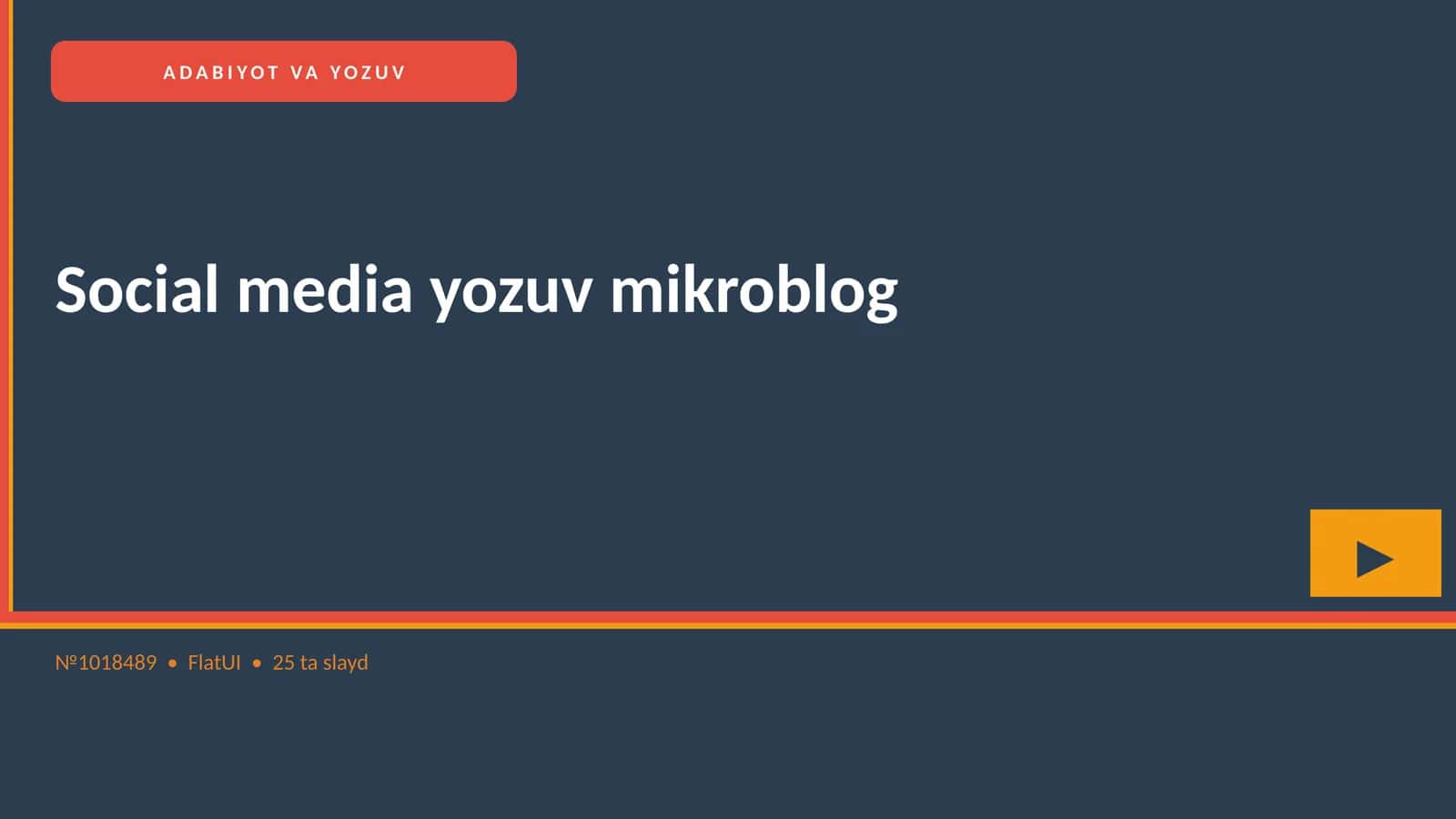 Social media yozuv mikroblog