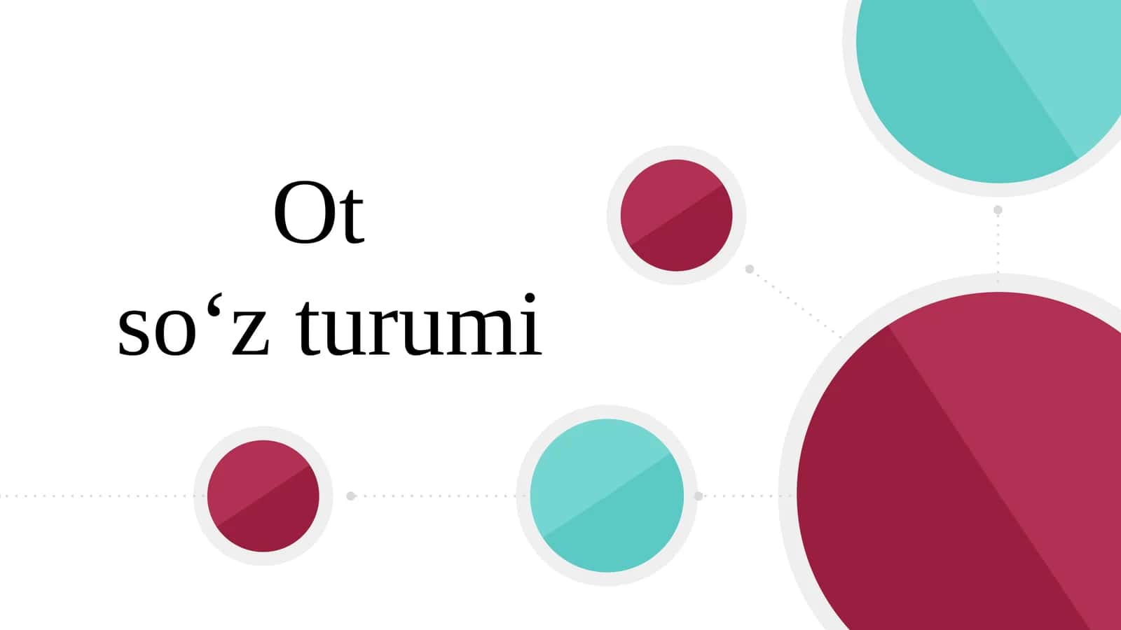 ot so'z turkumi haqida