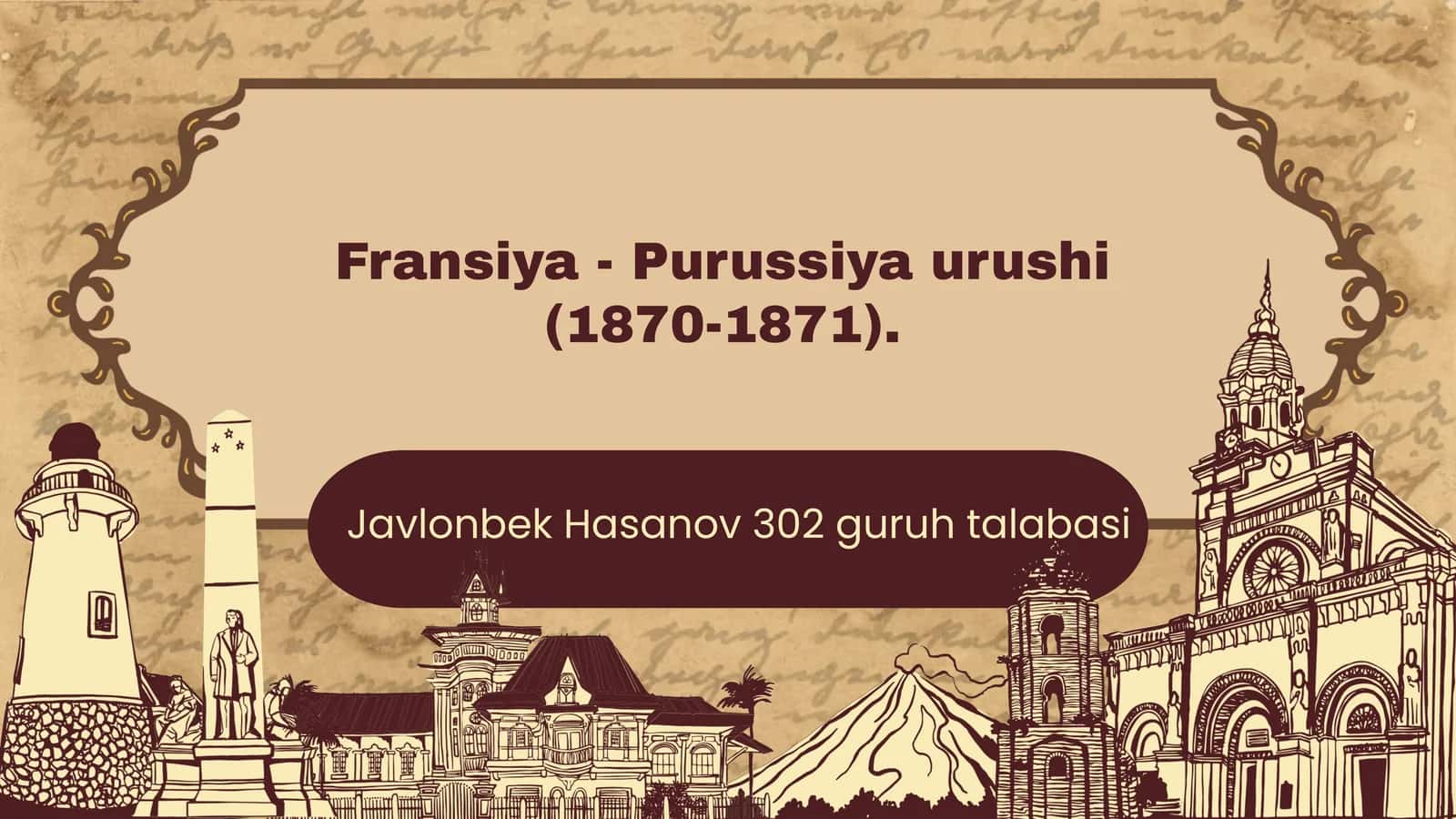 Fransiya - Purussiya urushi (1870- 1871)