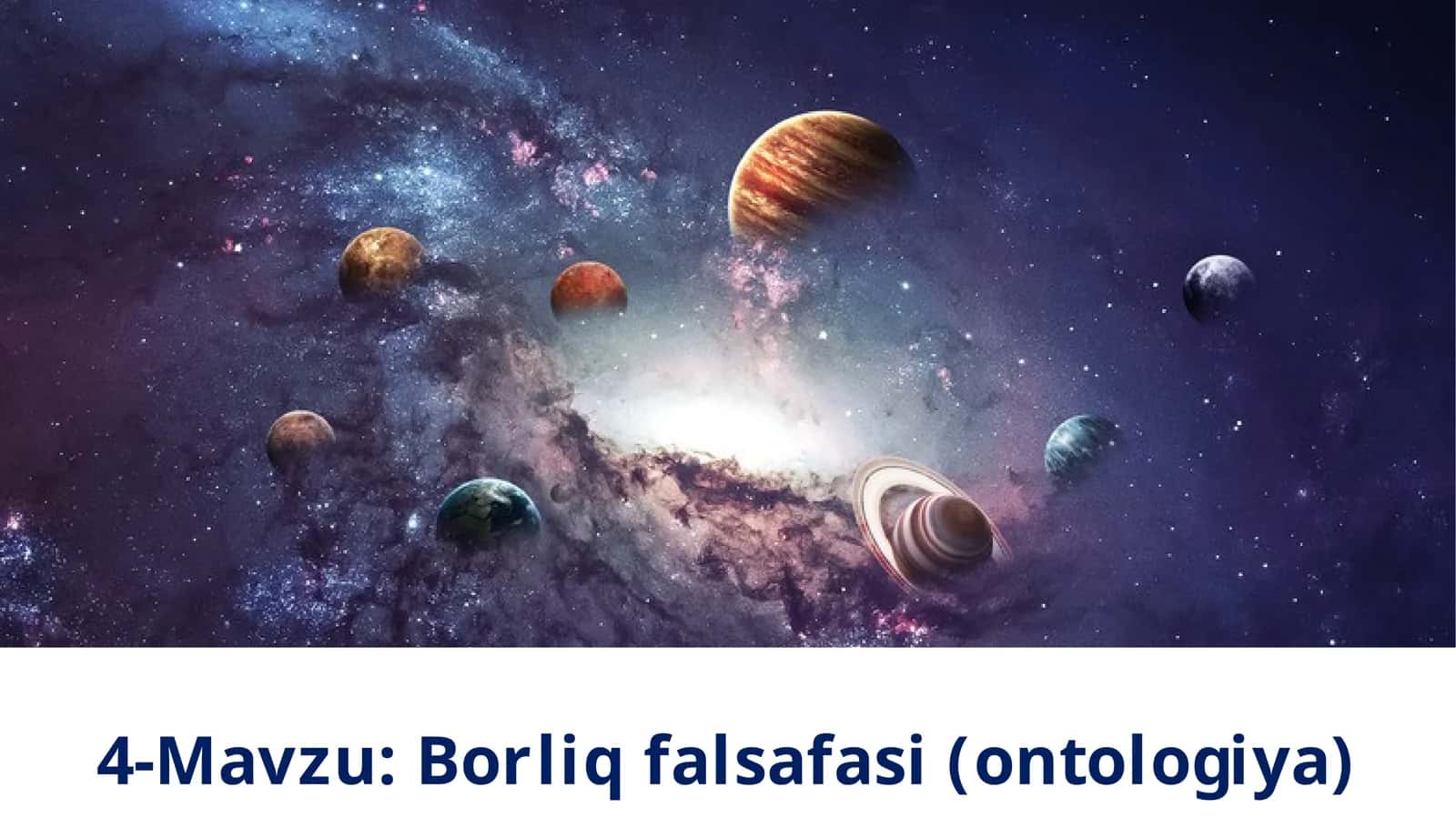 Borliq falsafasi (ontologiya)
