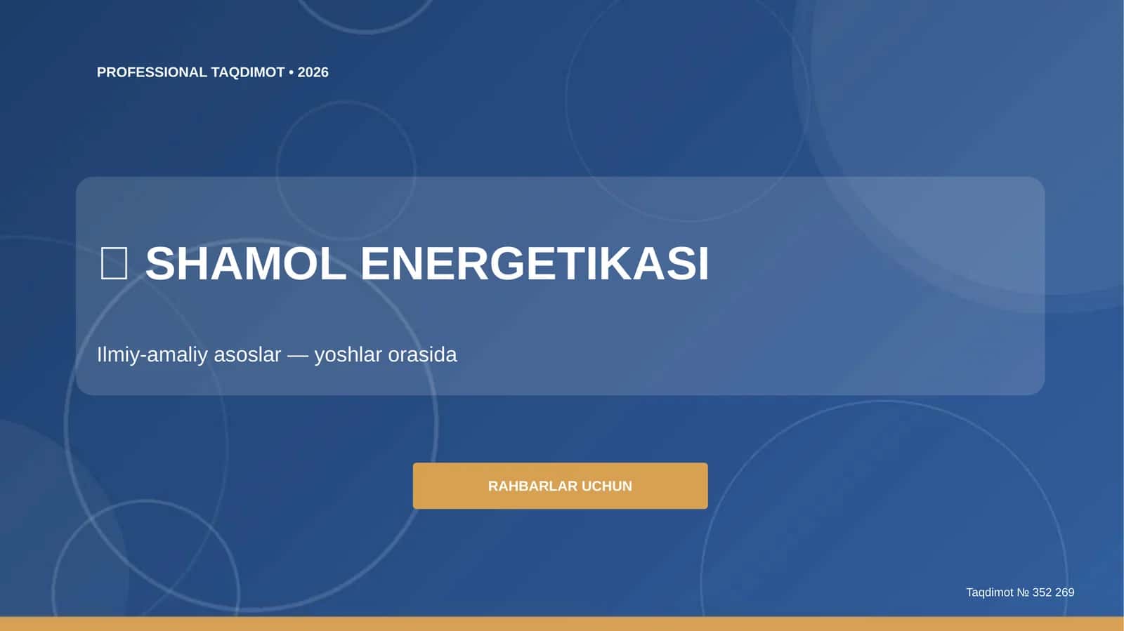SHAMOL ENERGETIKASI