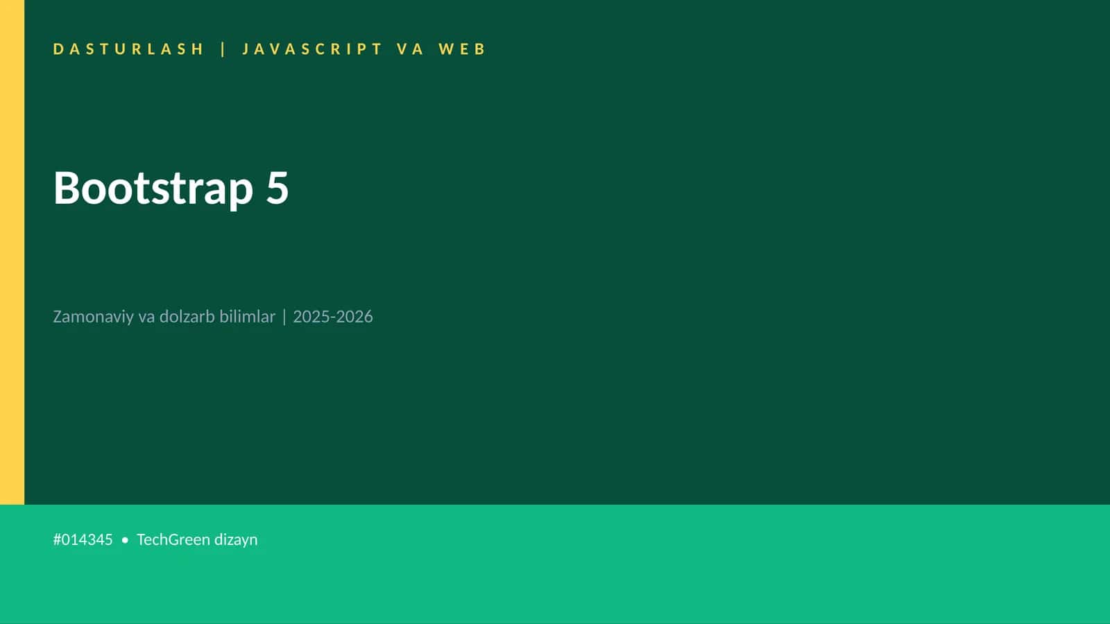 Bootstrap 5