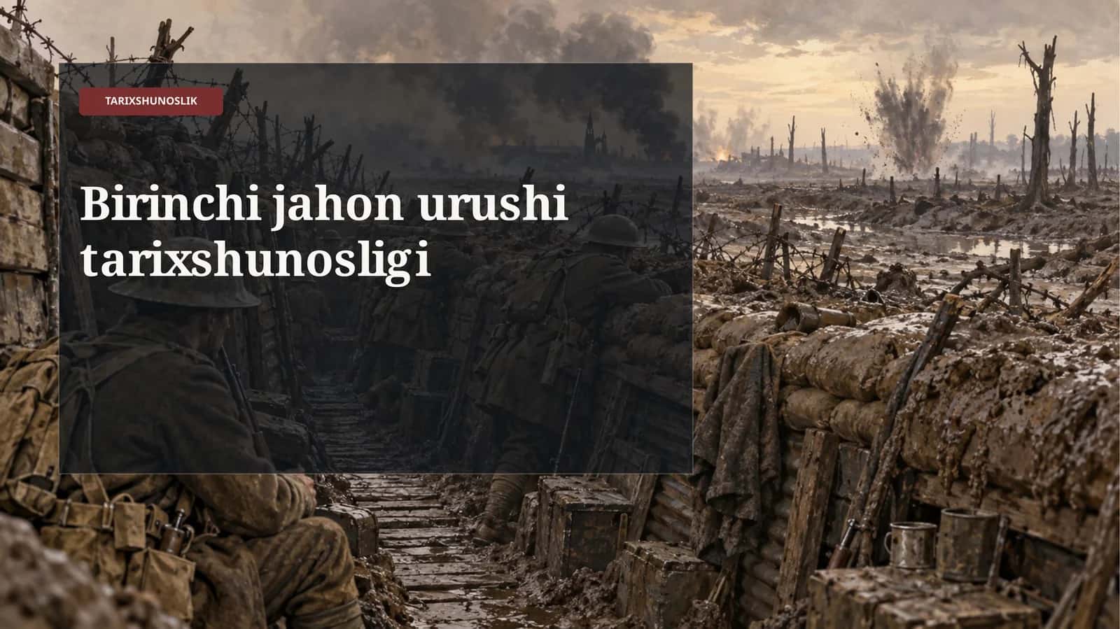Birinchi jahon urushi tarixshunosligi