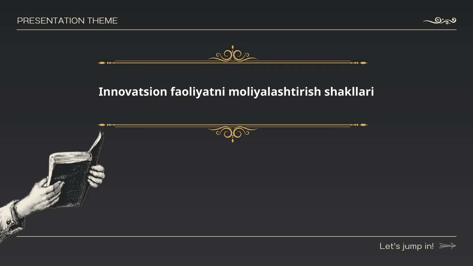 Innovatsion faoliyatni moliyalashtirish shakllari