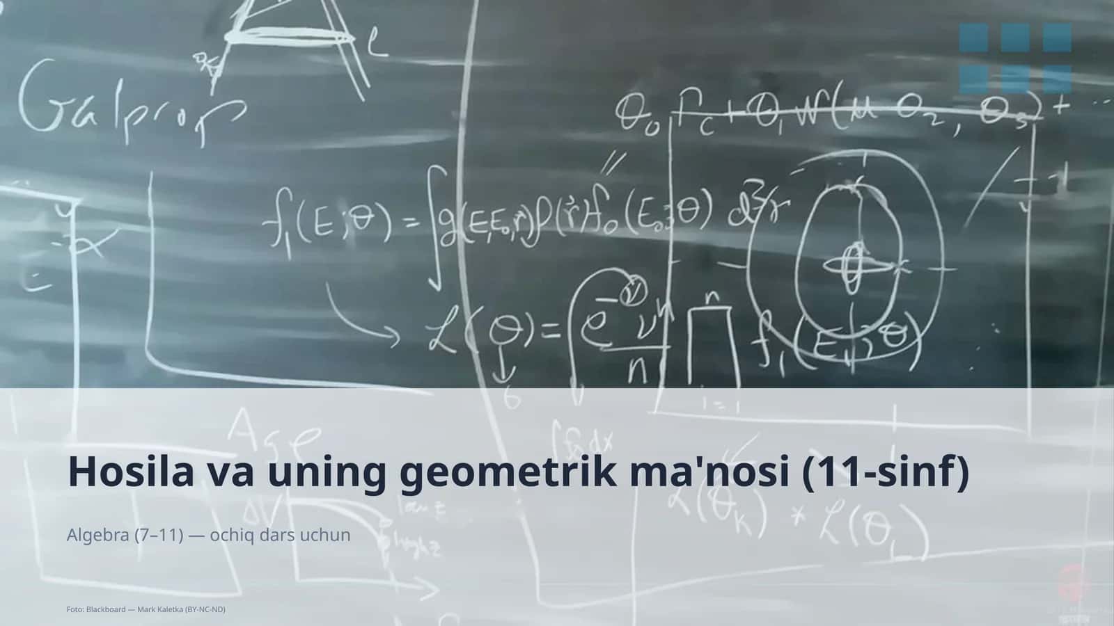 Hosila va uning geometrik ma'nosi (11-sinf)