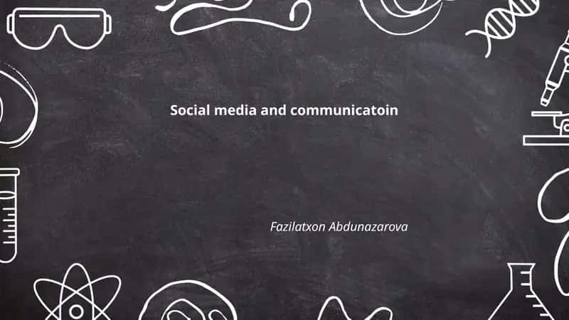 Social media and communication