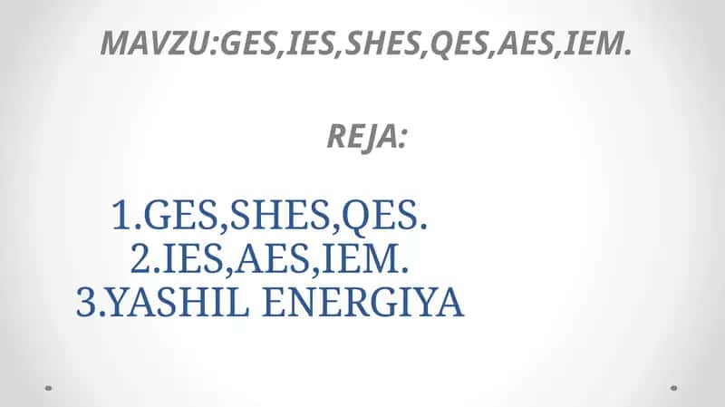Gidroelektrstansiya(GES)