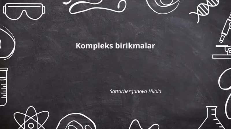 Kompleks birikmalar