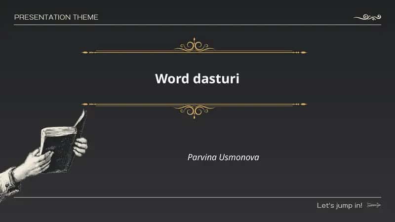 Word dasturi
