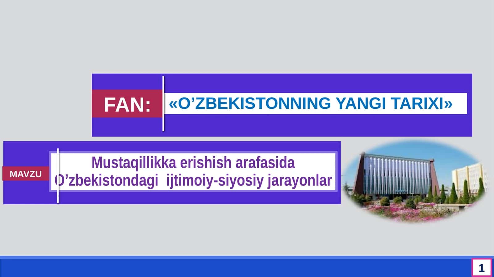 Mustaqillikka erishish arafasida O’zbekistondagi  ijtimoiy-siyosiy jarayonlar