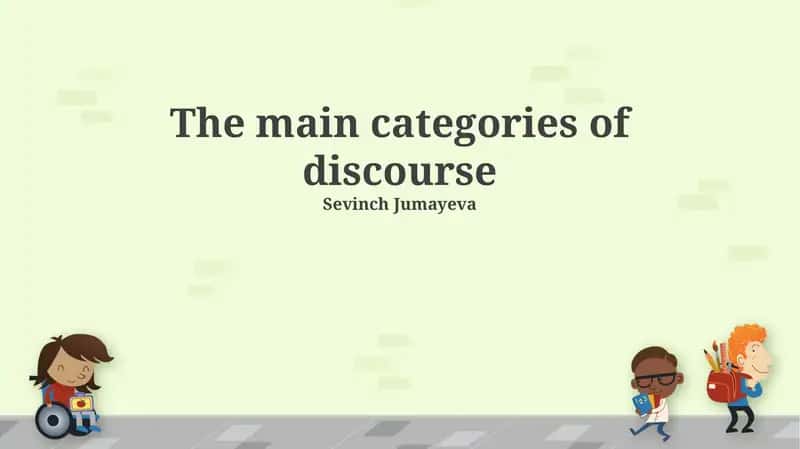 Understanding Discourse: Types and Modes
