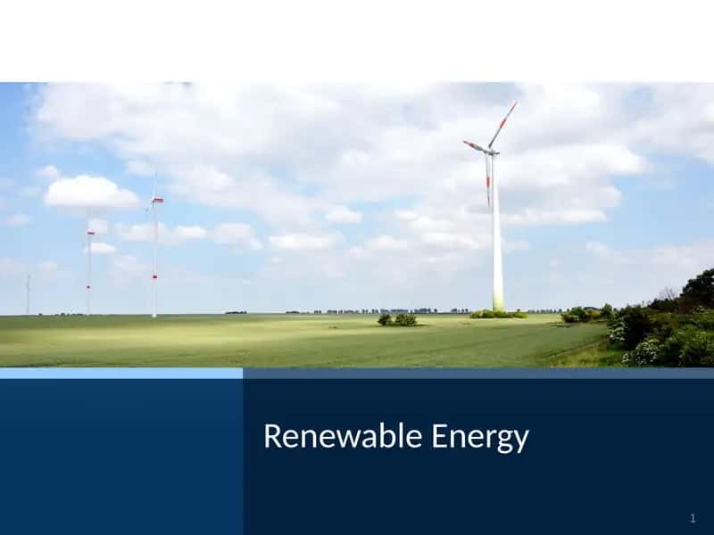 Key Renewable Energy Sources
