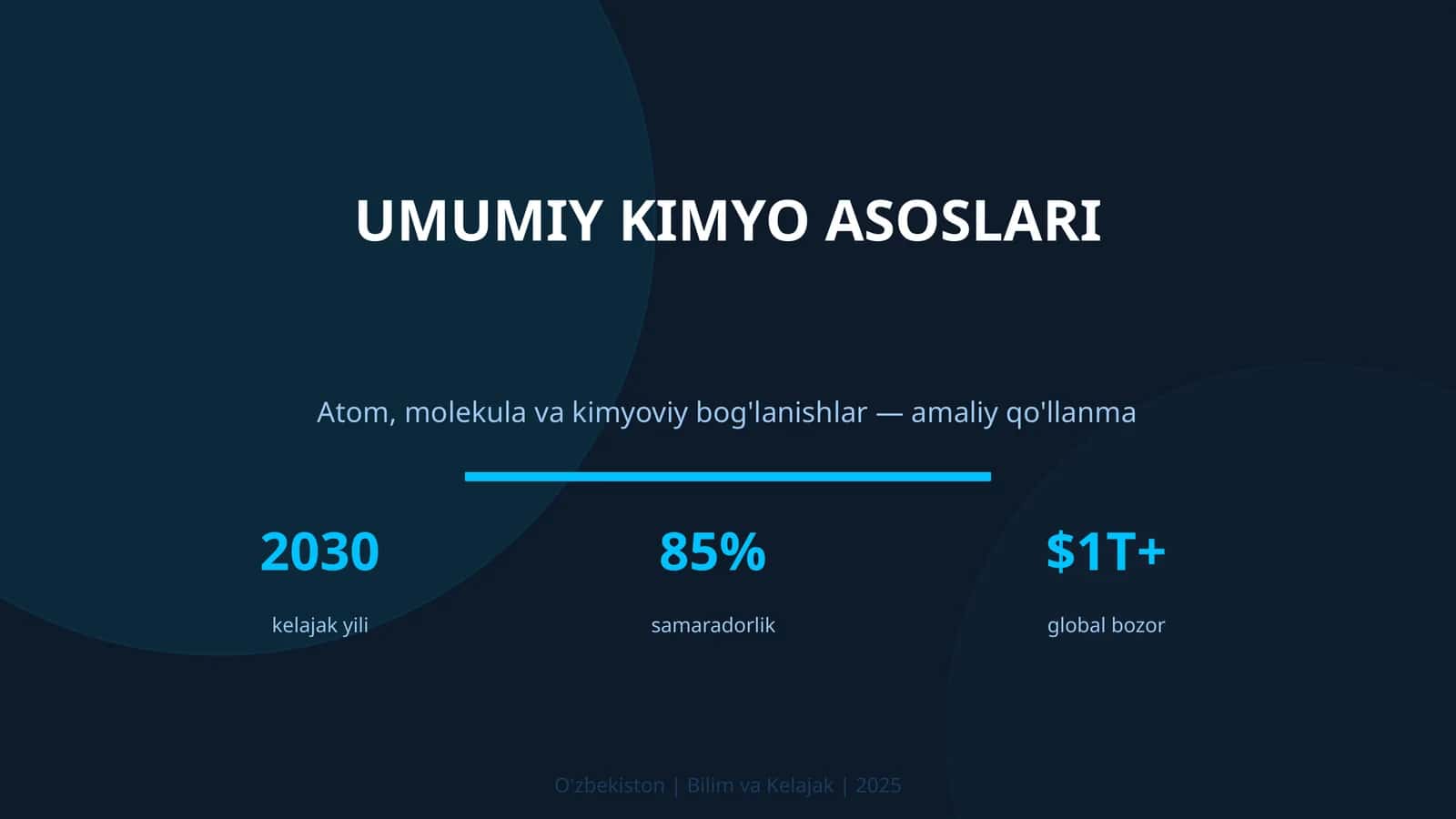 Umumiy kimyo asoslari