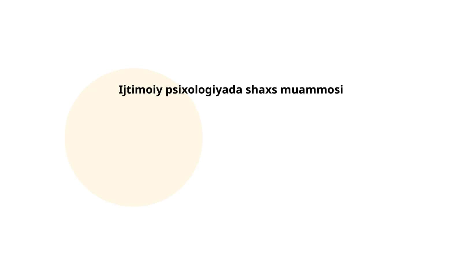 Shaxsning ijtimoiy identifikatsiyasi