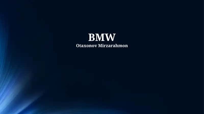 BMW